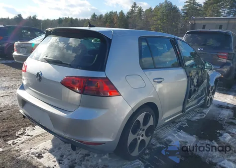 2015 Volkswagen Golf Gti 2.0T Se 4-Door from USA, damaged, VIN 3VW4T7AUXFM014543